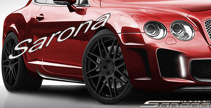 Custom Bentley GT  Coupe Side Skirts (2004 - 2012) - $890.00 (Part #BT-007-SS)